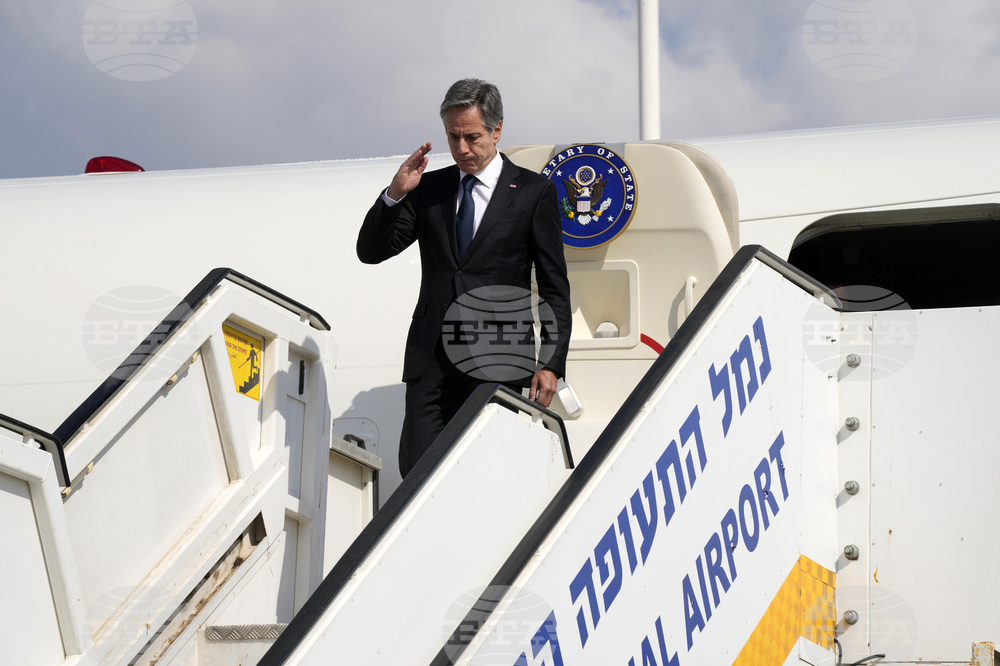 Държавният секретар на САЩ Антъни Блинкън пристигна в Израел