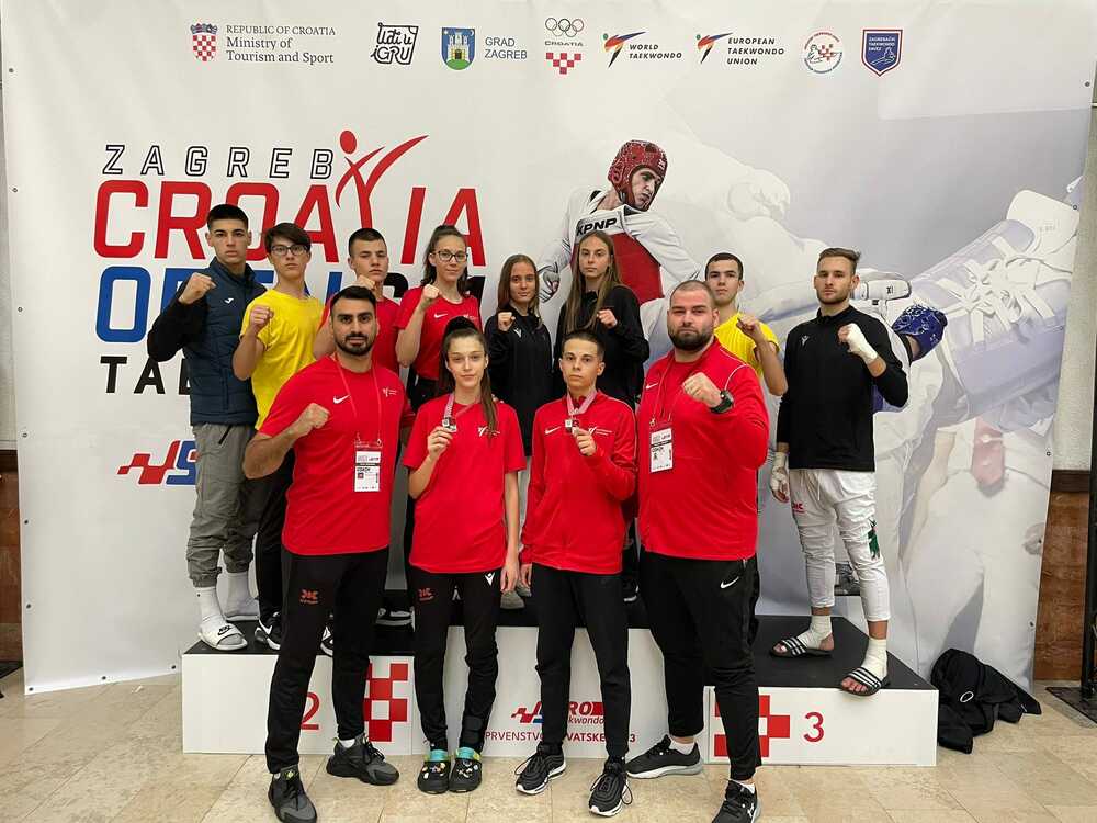 Пет медала спечелиха българските състезатели от турнир по олимпийско таекуондо в Хърватия