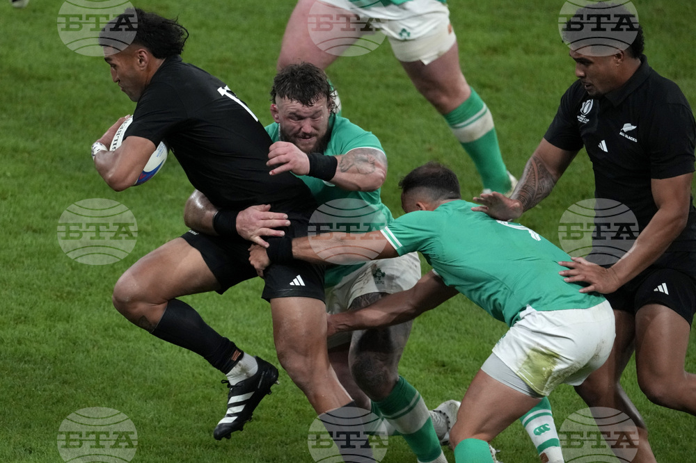 Отборът на Нова Зеландия отстрани тима на Република Ирландия в спиращ дъха четвъртфинал на Световното първенство по ръгби