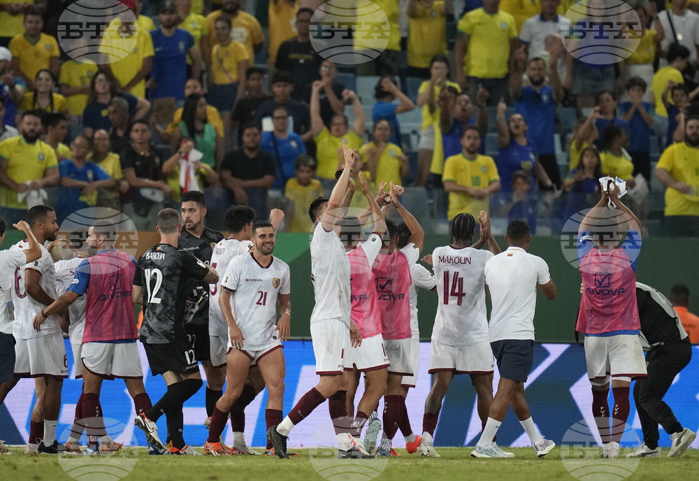 Венецуела измъкна точка от Бразилия с красив гол със задна ножица, Аржентина оглави световните квалификации в зона КОНМЕБОЛ