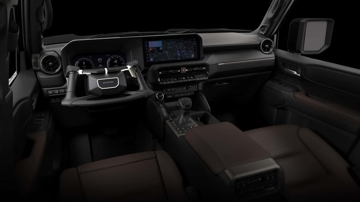 Toyota подготвя версия на новия Land Cruiser с необичаен волан и без педали