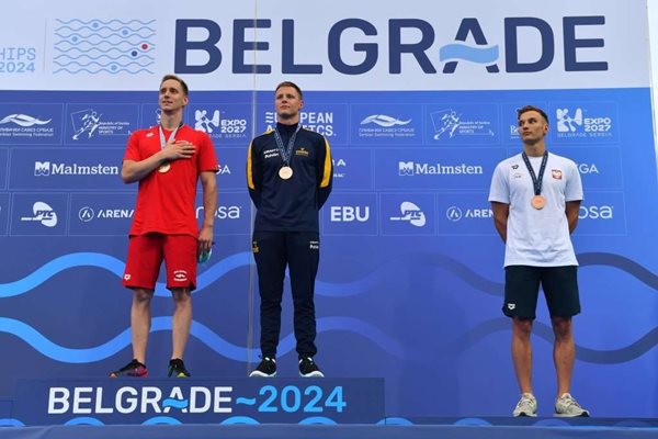 Любомир Епитропов доплува до европейския връх! (Снимки+Видео)