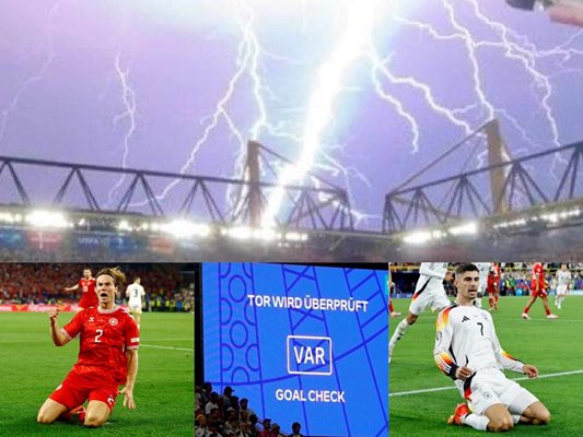 Двойна мълния порази Дания! ВАР отмени гол и даде дузпа за Германия! Вместо 0:1 – 2:0