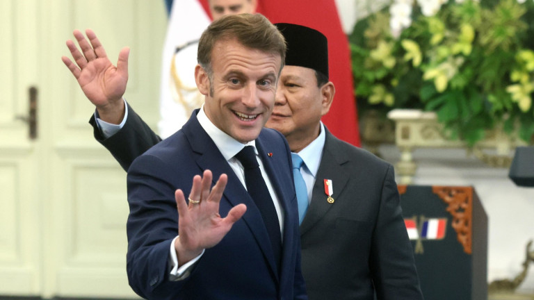 Макрон подкрепя решението с две държави – Израел и Палестина